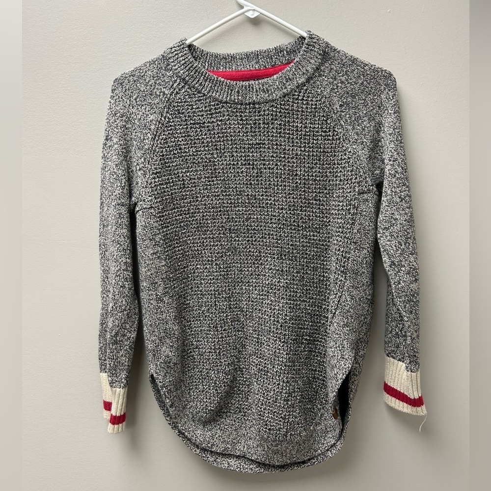Roots Knit Grey Cabin Crew Neck Sweater
